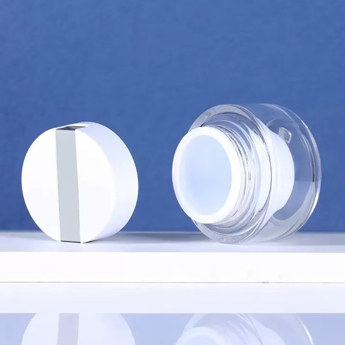 double wall cream jar