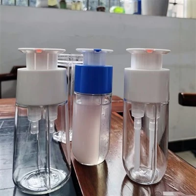 Bouteille de soins de la peau à double-chambre